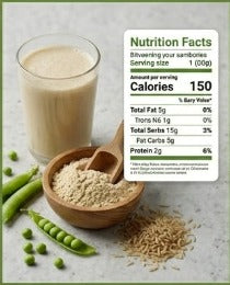 Plant-Based Protein Powder Blend – Pea & Brown Rice